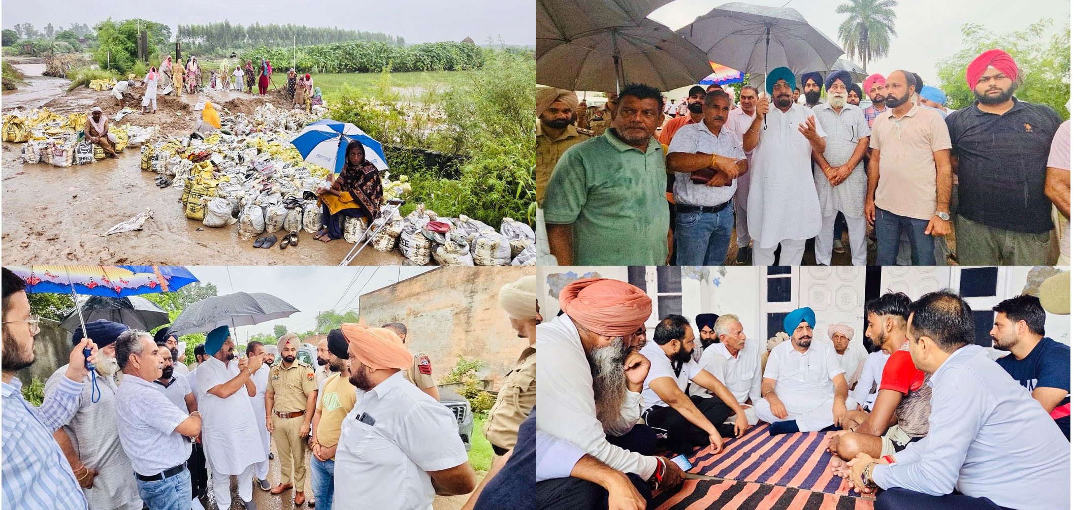 ਵਿਧਾਇਕ ਕੁਲਜੀਤ ਸਿੰਘ ਰੰਧਾਵਾ ਵੱਲੋਂ ਘੱਗਰ ਦਰਿਆ ਦੇ ਟਿਵਾਣਾ ਬੰਨ੍ਹ ਦਾ ਦੌਰਾ – ਵਸਨੀਕਾਂ ਨੂੰ ਭਰੋਸਾ, ਕਿਹਾ, ਪ੍ਰਸ਼ਾਸਨ ਪੂਰੀ ਤਰ੍ਹਾਂ ਸੁਚੇਤ